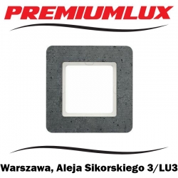 Berker Q.1 Q.3 Q.7 Hager ramka pojedyncza beton Warszawa Aleja Sikorskiego 3 LU3 Bartycka